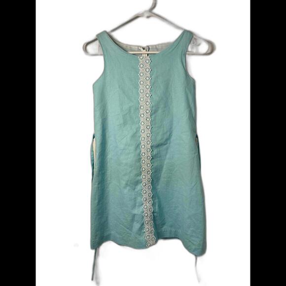 Other - Maggie Breen too Blue linen dress girls size 12